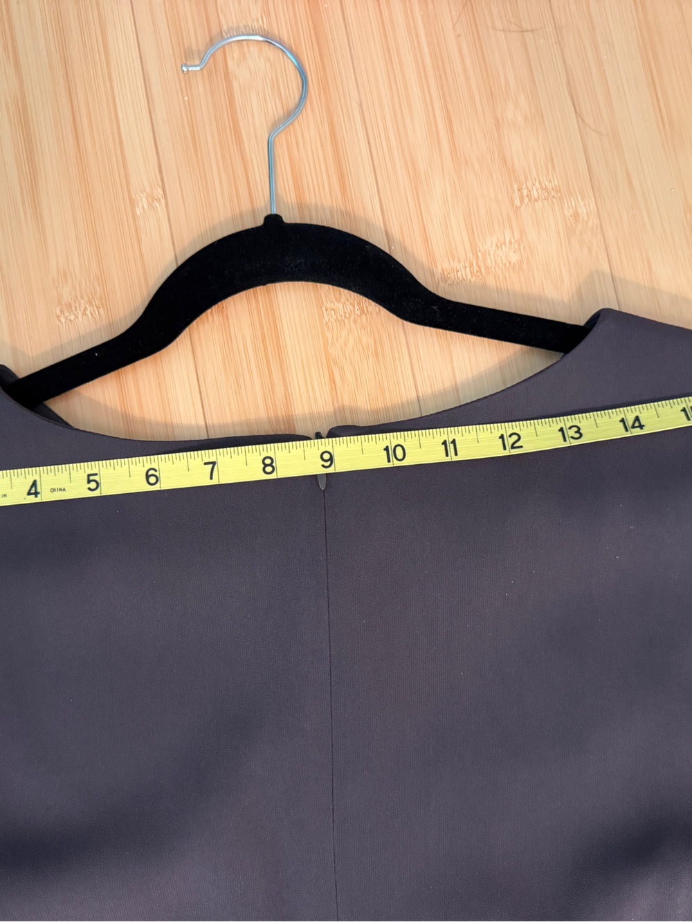 Talbots Brown Short-Sleeve Fit-and-Flare Lined Dress - Picture 11 of 12
